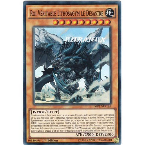 Yu-Gi-Oh! - Mp17-Fr186 - Roi Véritable Lithosagym Le Désastre - Super Rare