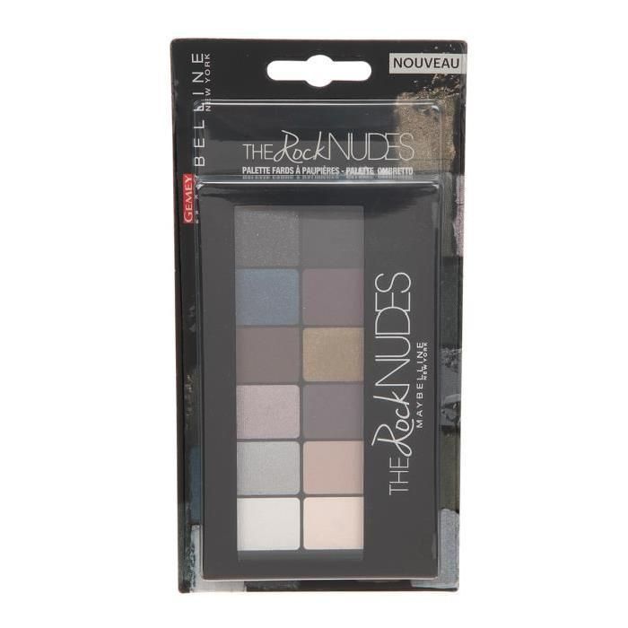 Gemey Maybelline Palette Ombre A Paupieres Fap 02 - Rock Nudes 