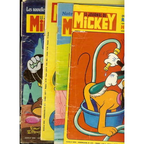 Journal De Mickey N° 1373-1374-1375-1376-1377 Année 1978