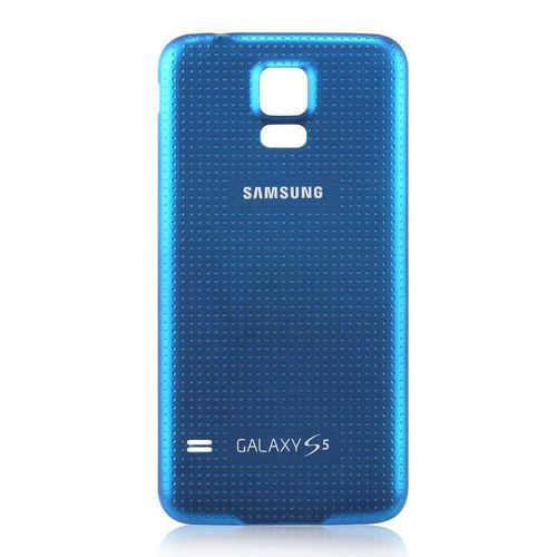 Couvercle Façade Arrière Dorsal Coque Cache Batterie Bleu Electrique D'origine Samsung Galaxy S5 [100% Original Officiel, Batterie Et Téléphone Non Inclus]