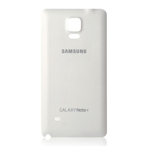 Couvercle Façade Arrière Dorsal Coque Cache Batterie Blanc D'origine Samsung Galaxy Note 4 N910 [100% Original Officiel, Batterie Et Téléphone Non Inclus] N910tdr
