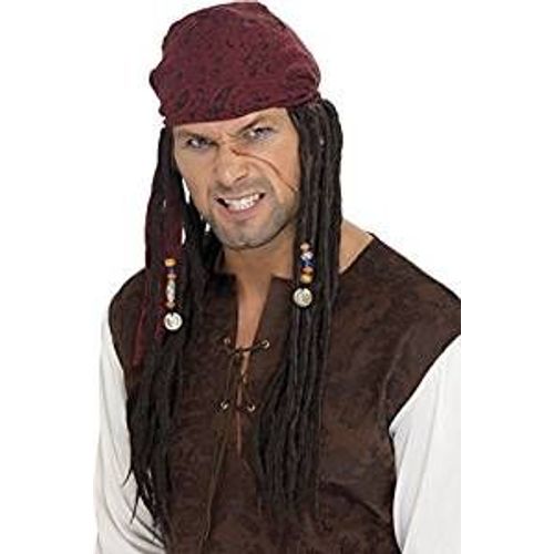 Captain Pirate Wig, Male One Size