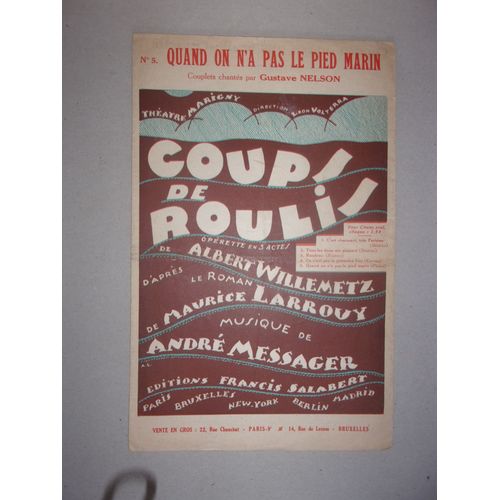 Coup De Roulis (Opérette)