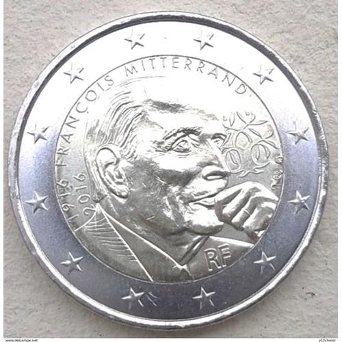 France = Pièce De 2 Euros, Commémorative, François Mittérrand 1916 - 2016, Bi-Color, Année 2016