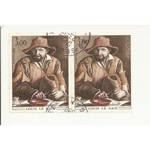 Bloc De 2timbres De Louis Le Nain