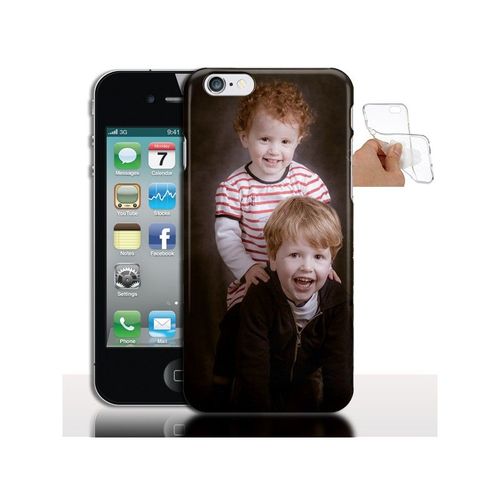 Coque Gel Iphone 4 A Personnaliser - Imprimez Vos Photos Sur Une Coque Portable Iphone 4s, Iphone 4 - Gel Silicone Souple