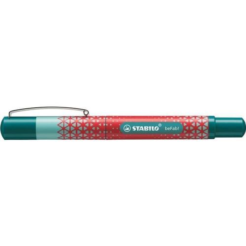 Stabilo Stylo-Plume Befab! - Collection Urban Sportive : Décor Rouge Lumineux