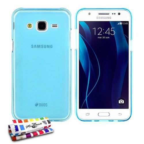 Coque Case Ultra-Slim Samsung Galaxy J5 J500 Bleu Lagon Glossy Hybrid Silicone Souple (B11)