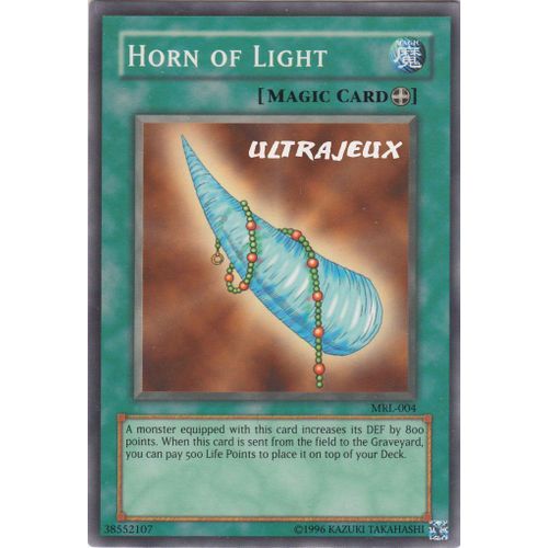 Yu-Gi-Oh! - Mrl-004 - Horn Of Light - Commune