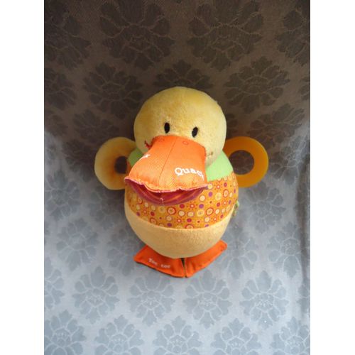 Canard Nicky En Peluche Eveil 20 Cm Lilliputiens 2014