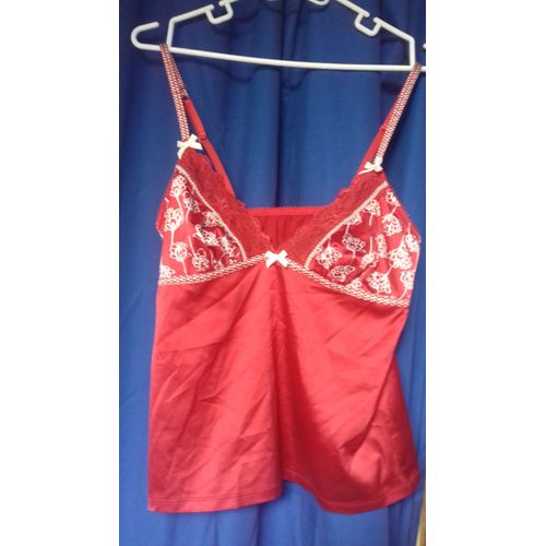 Nuisette Rouge Et Blanche T 40