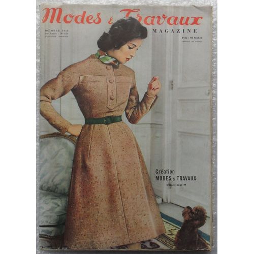 Modes & Travaux Magazine N° 670 - Octobre 1956.