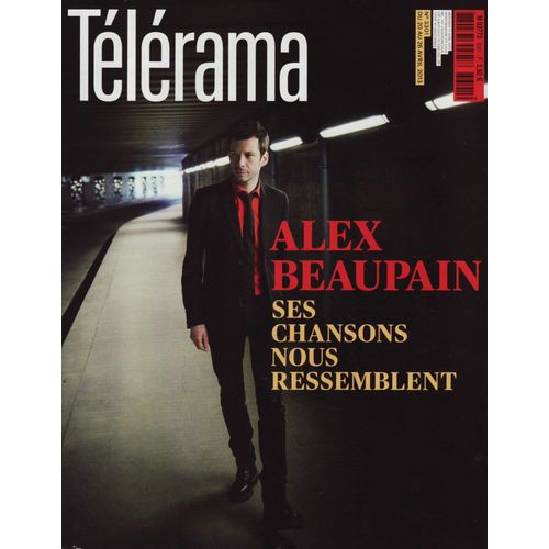 Télérama / 17-04-2013 N°3301 : Alex Beaupain (2p) - Gaetano Pesce (4p) - Bertrand Belin (1p)