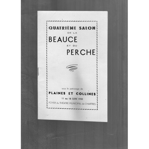 Quatrieme Salon De La Beauce Et Du Perche 1950