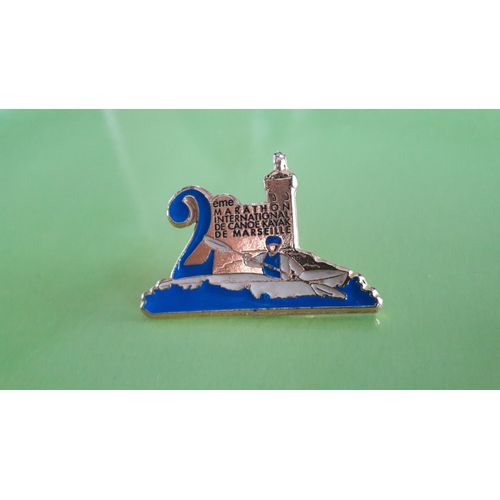 Pin's 2ème Marathon International De Canoé Kayak De Marseille