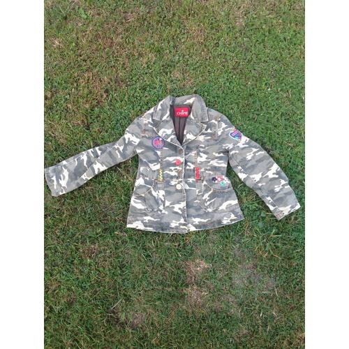 Veste Chipie Camouflage Kaki Six Ans