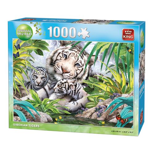 Puzzle 1000 Pièces Tigres De Sibérie