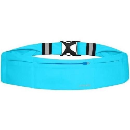 Fitletic Ceinture 360° Néon 3 Poches Imperméables - Noir / Turquoise