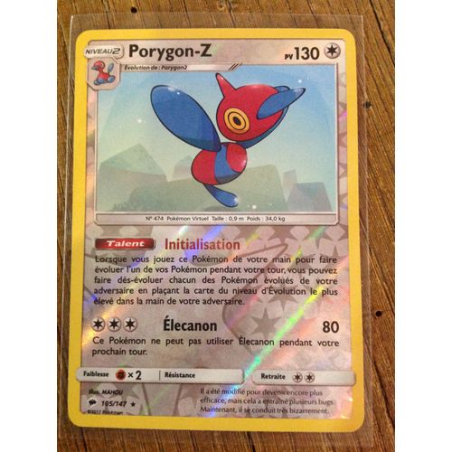 Porygon-Z Reverse 105/147 Soleil Et Lune Ombres Ardentes