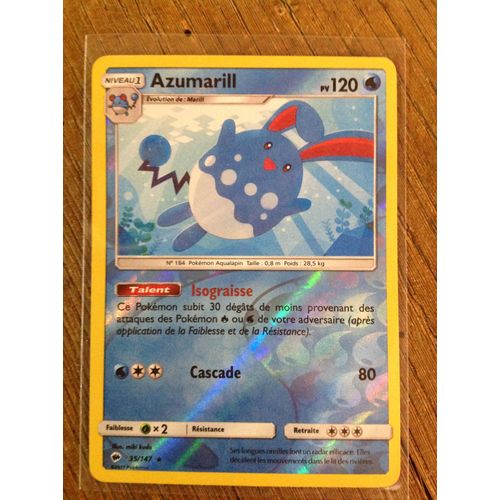 Azumarill Reverse 35/147 Soleil Et Lune Ombres Ardentes