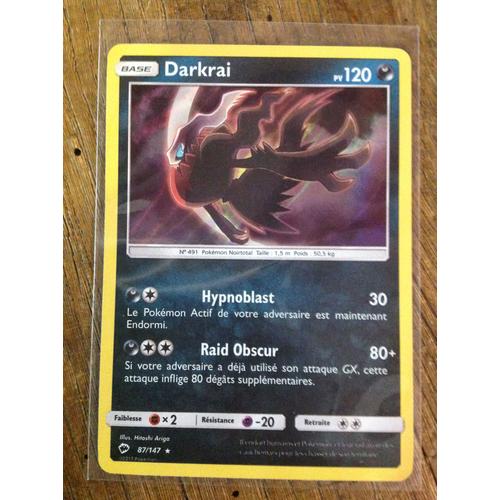 Darkrai Holographique 87/147 Soleil Et Lune Ombres Ardentes