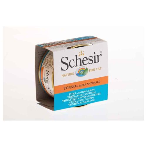 Boite Patee Au Thon En Sauce Naturelle Pour Chat Schesir 70g Rakuten