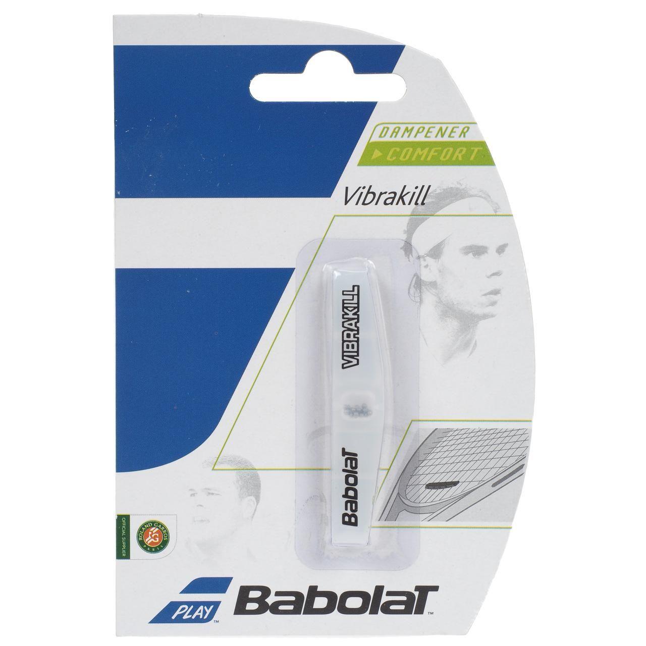 Antivibrateurs Babolat Custom Damp Blanc / Noir / Bleu x 2 - Extreme Tennis