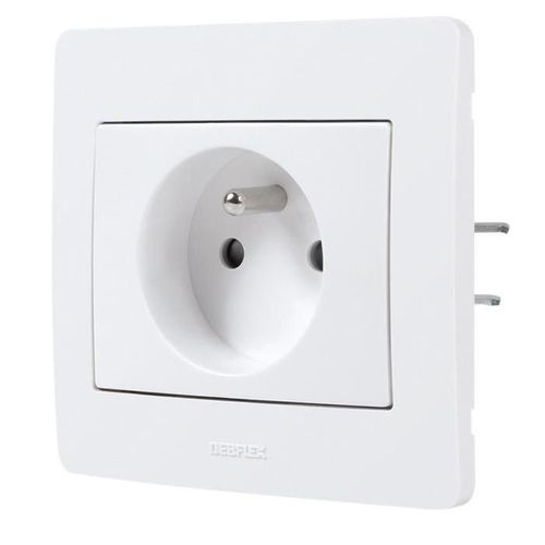 DEBFLEX DIAM2 Prise avec terre 16 A blanc