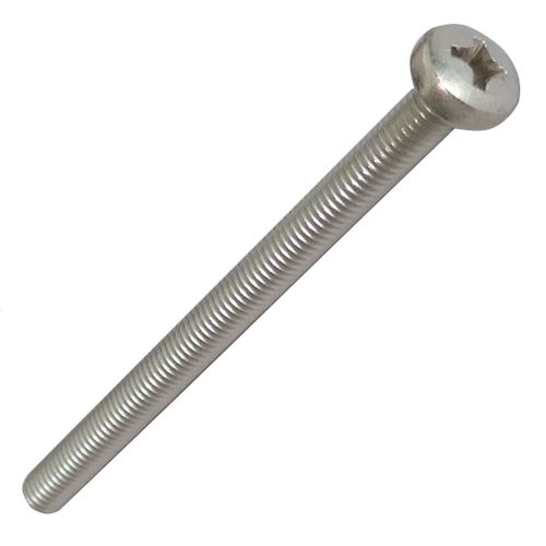 Aerzetix : 10 boulons vis à tête cylindrique M4x60mm DIN7985A acier inoxydable A2 empreinte PH2 cruciforme Phillips C18352