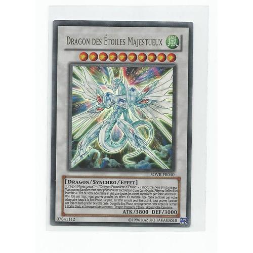 Goodie Yu-Gi-Oh ! - Protège-Cartes Dragon Des Etoiles Majestueux - Manga  news