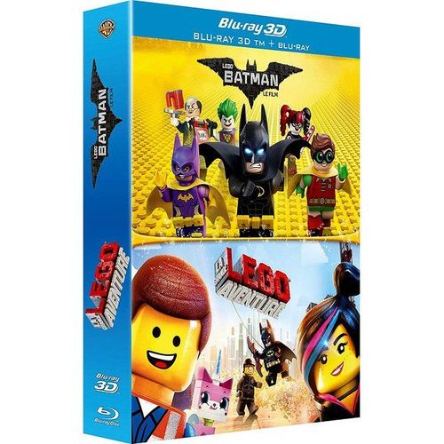 Lego Batman, Le Film + La Grande Aventure Lego - Blu-Ray 3d