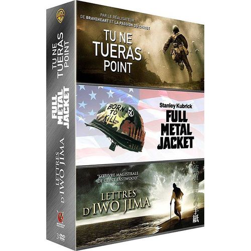 Tu Ne Tueras Point + Lettres D'iwo Jima + Full Metal Jacket - Pack