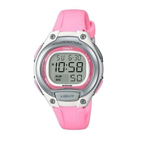 Casio Montre Rose Digital Femmes Casio Collection Lw-203-4avef