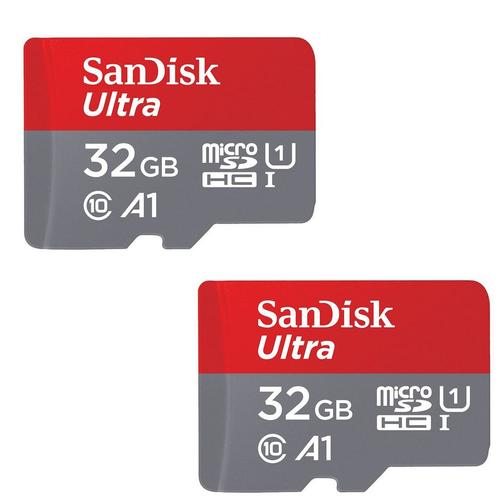 U1 Classe 10 Adaptateur SD SanDisk Carte Mémoire microSDHC Ultra 32 Go Vitesse de Lecture Allant jusquà 120MB/S homologuée A1 