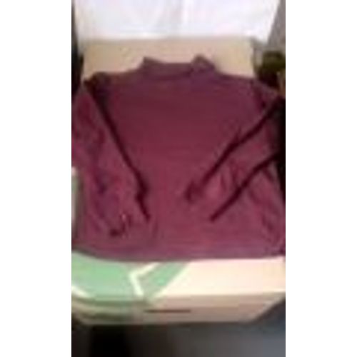 Sous Pull Bordeaux 4ans