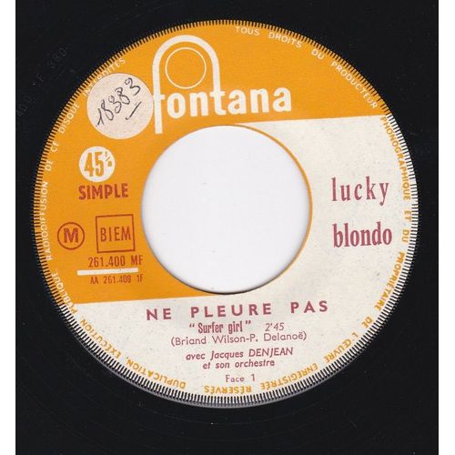 Ne Pleure Pas (Surfer Girl) / Avec Des Si