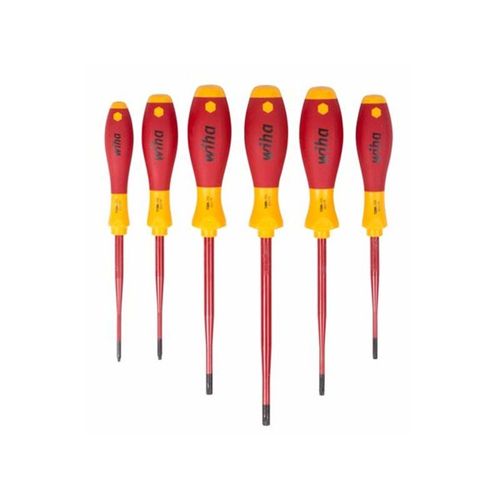 Wiha - Jeu De Tournevis Softfinish® Electric Slimfix Torx® Tamper Resistant - 6 Pcs