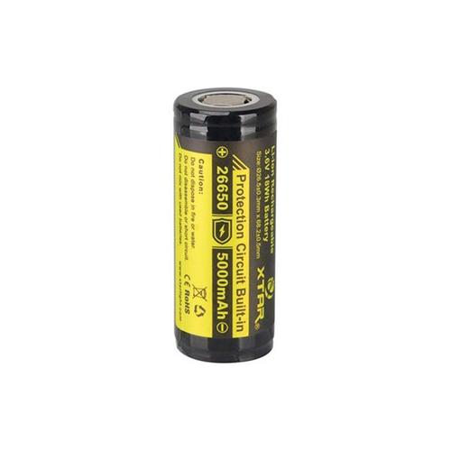 Xtar - Accu Li-Ion Cylindrique 3.6 V - 5000 Mah - 26650