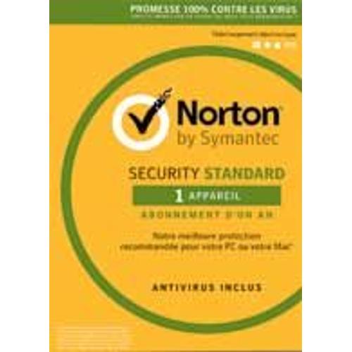 Norton Security 2019 - 1 Poste - 1 An - Logiciel En Téléchargement - Pc