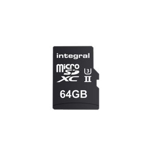 Integral UltimaPro X2 - Carte mémoire flash - 64 Go - Video Class V60 / UHS-II - microSDXC UHS-II