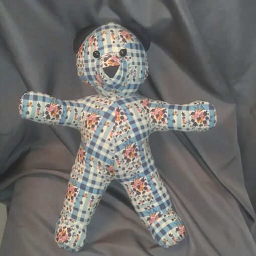 Tissu De La Marque Chipie - Couleur Bleu, Vendu D'occasion, Parfait Pour La Customisation Ou La Couture