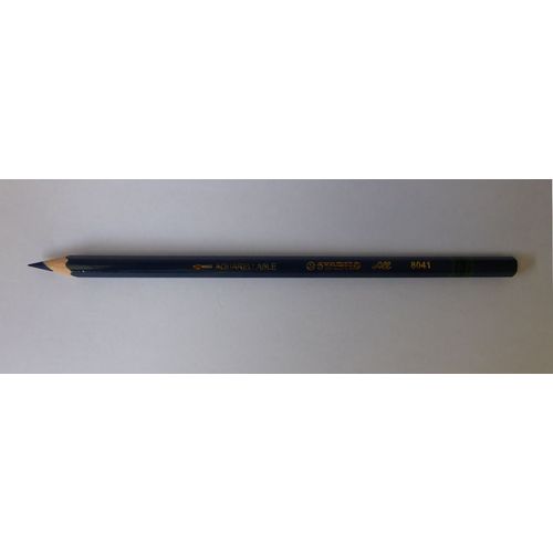 Crayon De Couleur Aquarellable Bleu Foncé Stabilo