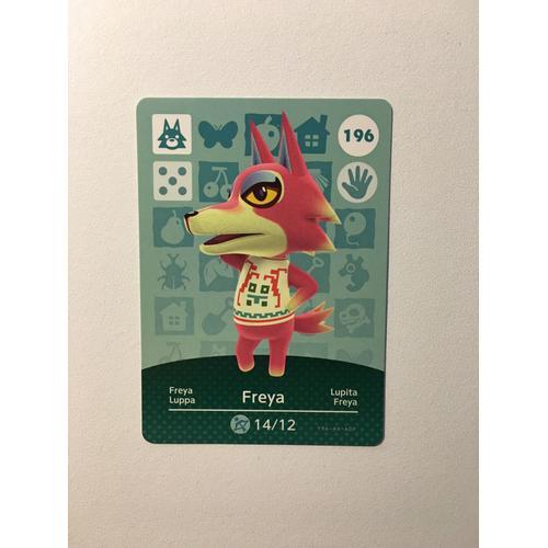 Carte Amiibo Animal Crossing (Happy Home Designer & Welcome Amiibo) Série 2 N°196 : Luppa