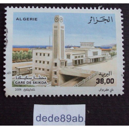 Algérie.. 38,00 Gare De Skikda . Oblitéré Used Stamp.