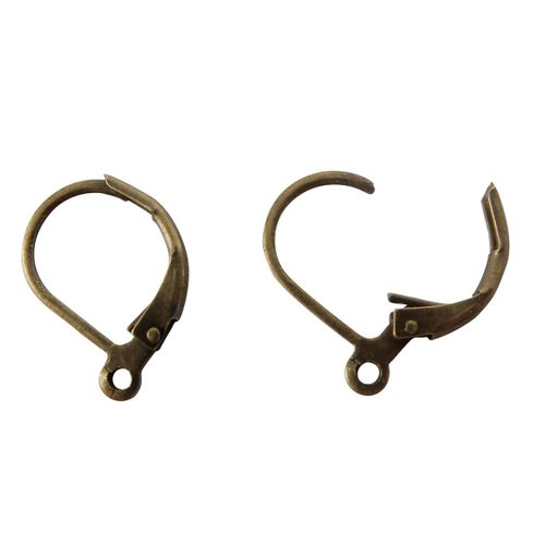 Boucles D'oreilles Dormeuses Bronze 1 Paire - Graine Créative