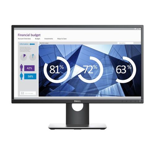Dell P2417H - Écran LED - 24" (23.8" visualisable) - 1920 x 1080 Full HD (1080p) @ 60 Hz - IPS - 250 cd/m² - 1000:1 - 6 ms - HDMI, VGA, DisplayPort - noir - avec 3 ans de service Advanced...