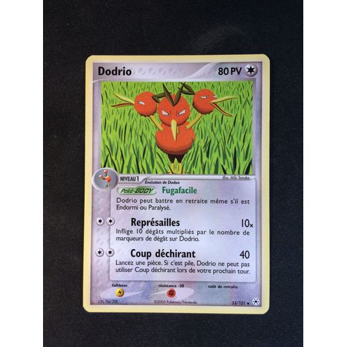 Dodrio 33/101 Set Ex Légendes Oubliées Fr