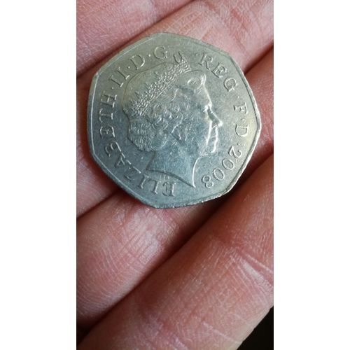 50 Pence 2008 Angleterre En L Etat Sur Les Photos