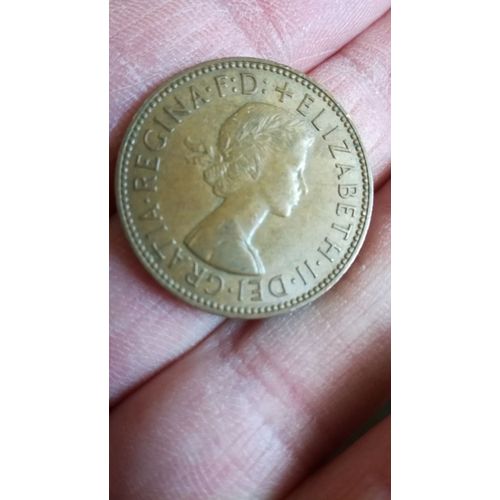 Half Penny Angleterre 1966 En L Etat Sur Les Photos