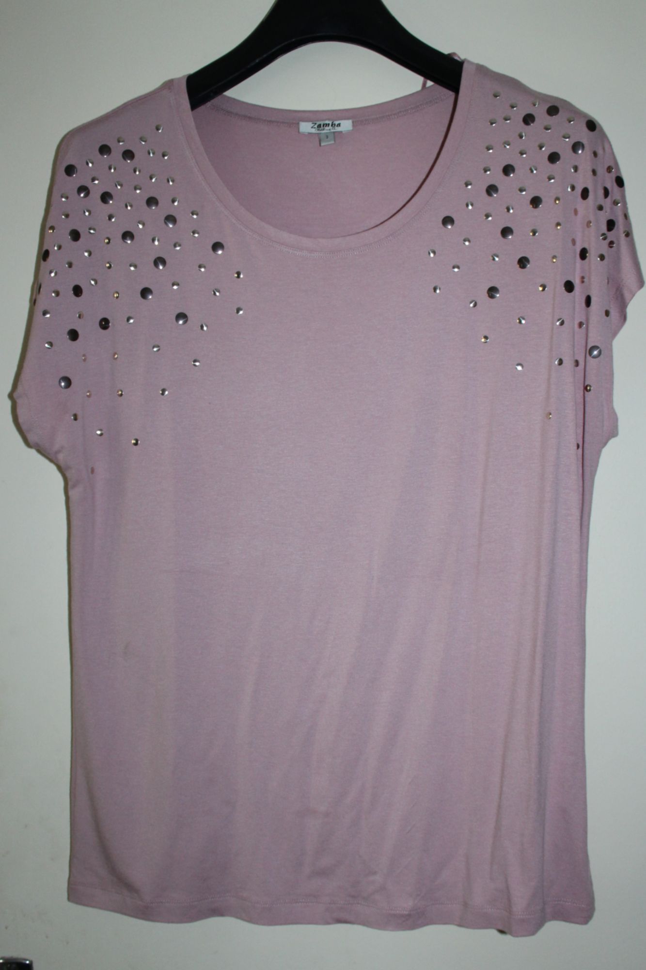 T-Shirt Zamba Viscose 42 Rose